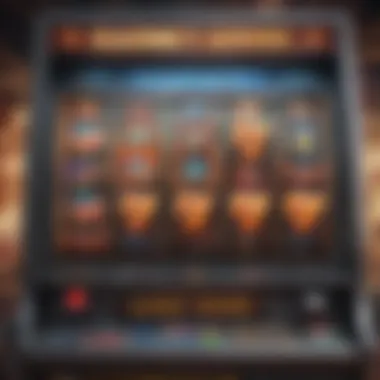 Visual representation of the Blazing Sevens slot machine interface