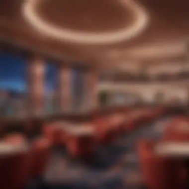Modern Design of Cosmopolitan Club A stunning view of the Cosmopolitan's club interior showcasing modern design