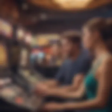 Engagement and Interaction in Dino Casino Players engaging with gaming machines