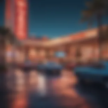 Parking area at a Las Vegas casino