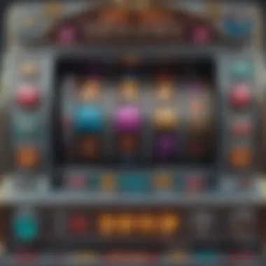 An engaging close-up of a virtual slot machine with colorful symbols