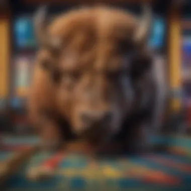 Thematic symbols and graphics on the Super Buffalo slot