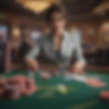 Strategic gameplay in a virtual blackjack setting