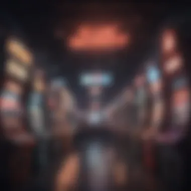 A well-lit arcade featuring multiple claw machines