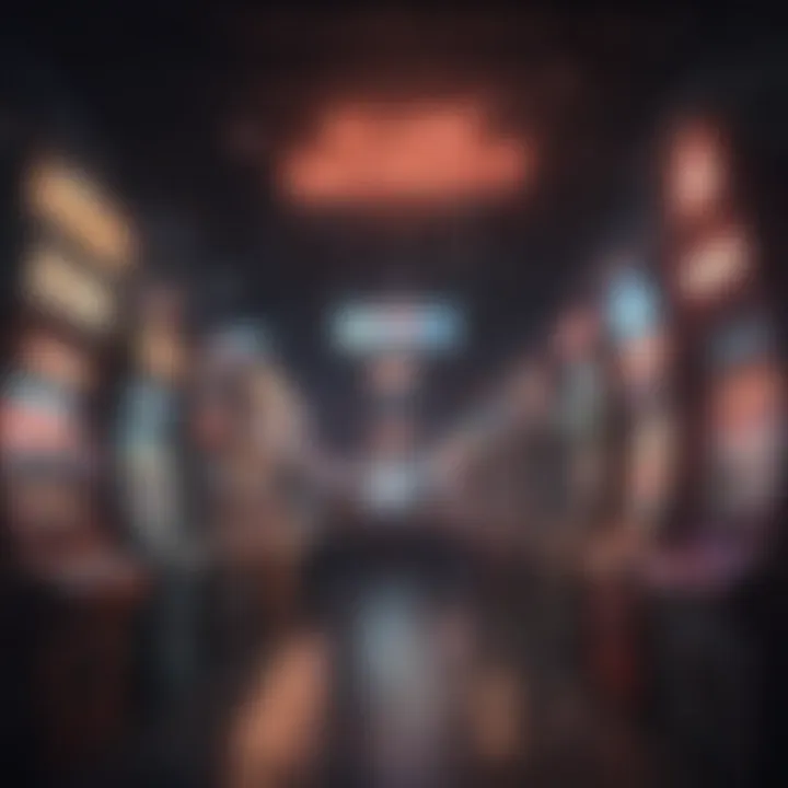 A well-lit arcade featuring multiple claw machines