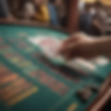 A close-up of betting slips at a Saratoga betting window