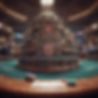 Structure of Poker Tournament Buy-ins Detailed infographic showing the structure of poker tournament buy-ins