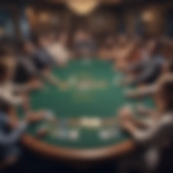 Visual representation of various poker tournament formats