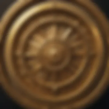 Close-up of the Wheel of Gold's engaging symbols and graphics